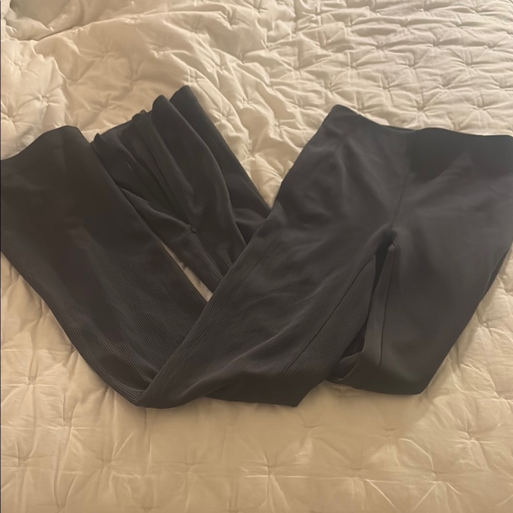 Lululemon Ribbed Softstreme Flared Pant In color Navy